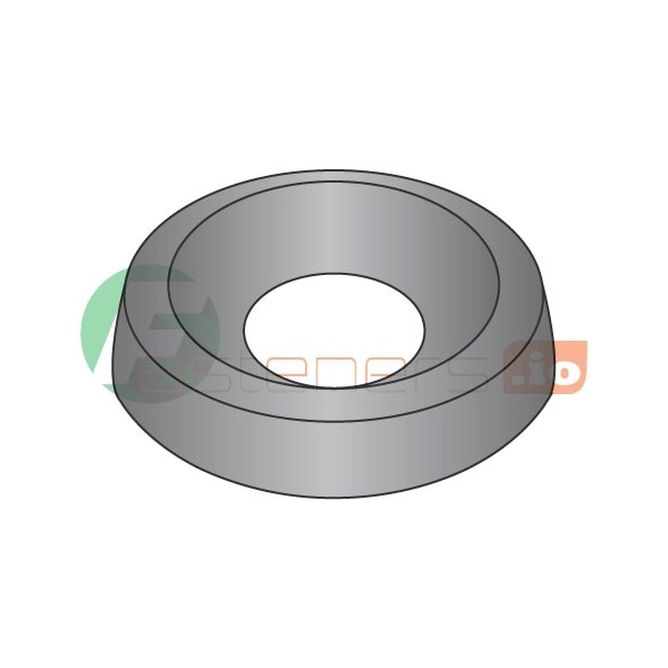 Newport Fasteners Countersunk Washer, Fits Bolt Size #8 , Steel Black Oxide Finish, 10000 PK 827787 - main